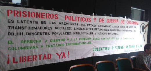 En el día de los presos políticos en Bogotá 1