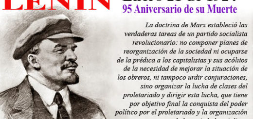 Con Motivo del 95 Aniversario de la Muerte de Lenin 3