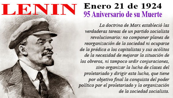 Con Motivo del 95 Aniversario de la Muerte de Lenin 4