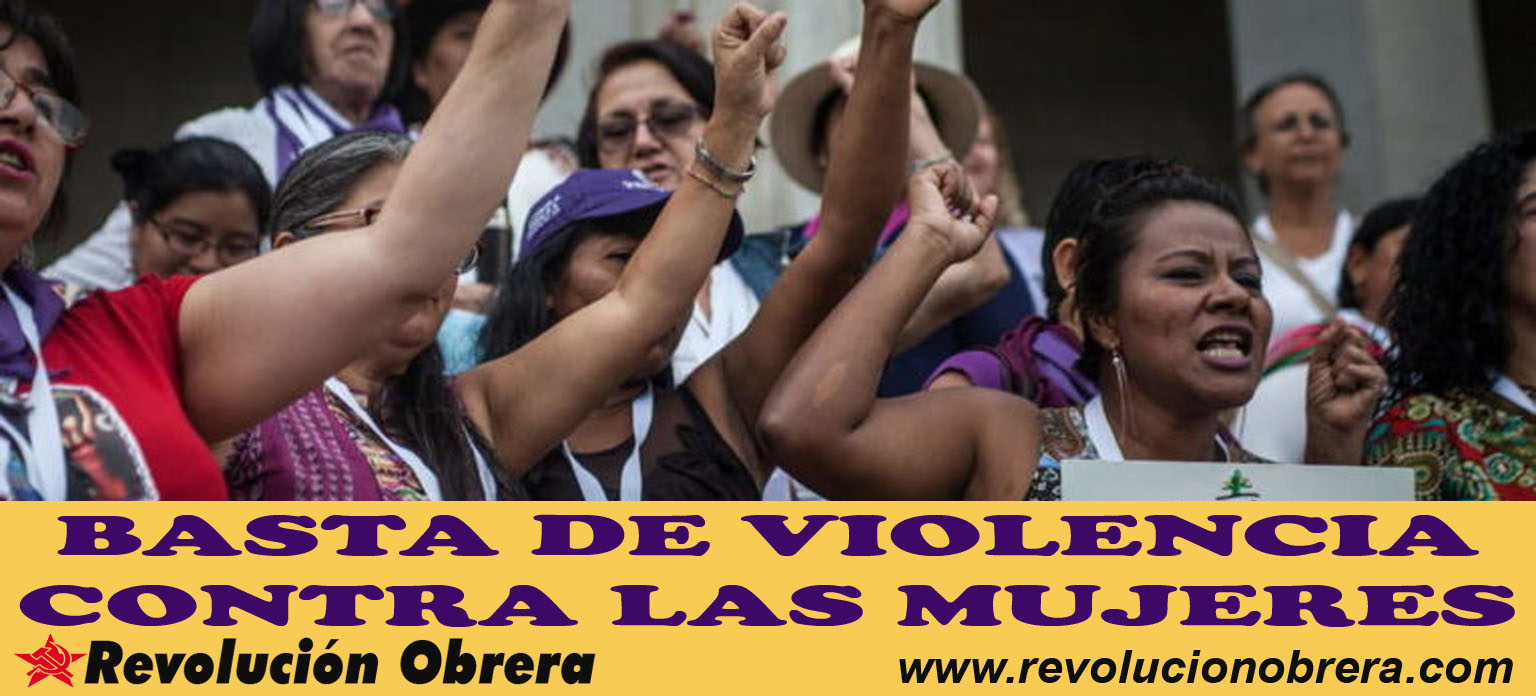 La violencia contra la mujer es otro gran motivo para acercar la revolución 4