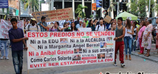Movilización Contra el desalojo y destrucción de viviendas en Medellín 2