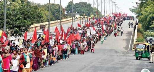 Marcha del Proletariado Contra la Explotación en la India 3
