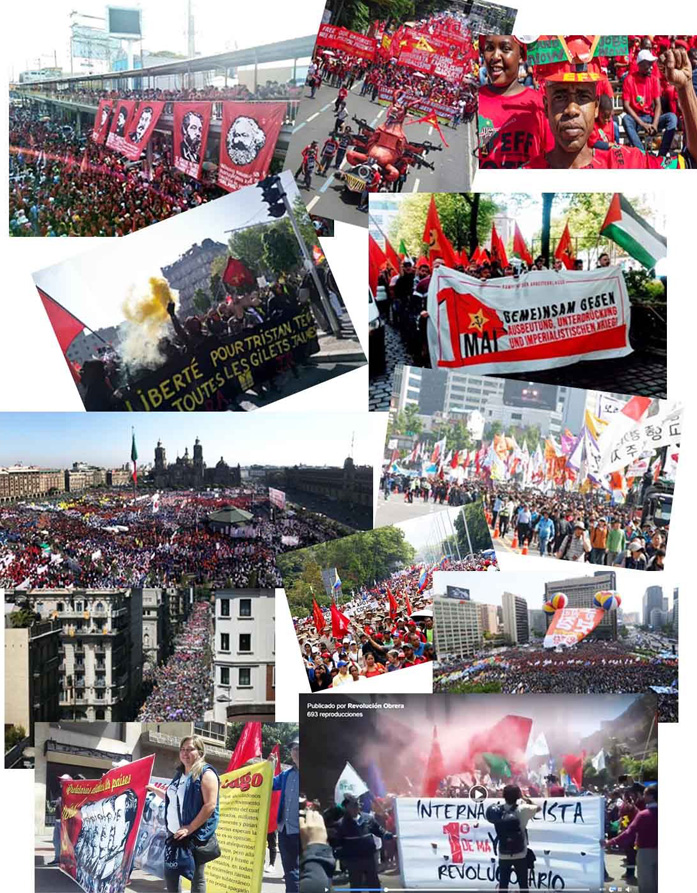 El Primero de Mayo, los obreros del mundo marcharon contra el capitalismo imperialista 1