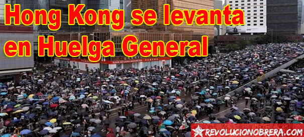 Hong Kong se Levanta en Huelga General 1