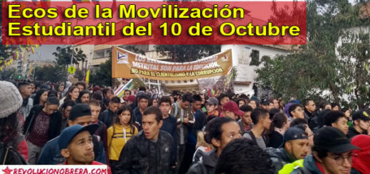 Ecos de la Movilización Nacional Estudiantil del 10 de Octubre 10