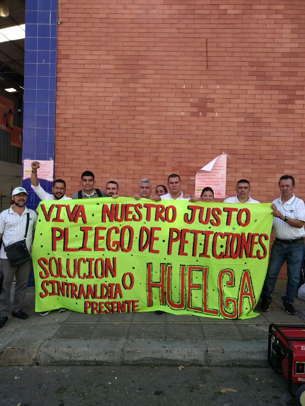 Sintraaldia realizó mitin por contratos a término indefinido en Bucaramanga 4