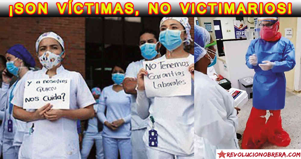 Los trabajadores de la salud ¡Son víctimas, no victimarios! 5