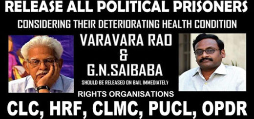 CSPWI : Llamado para el 28 de julio día de información, acción, solidaridad por la libertad Varavara Rao, Saibaba y todos los presos políticos de la India! 5