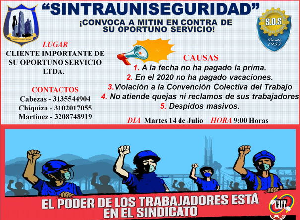 ¡Atrás los Atropellos de Los Capitalistas y La Represión Estatal Contra los Obreros! 11