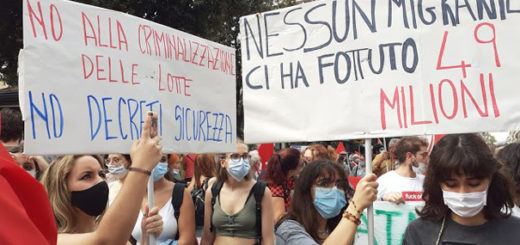 ITALIA: En Catania contra el fascista racista Salvini / Lega 2