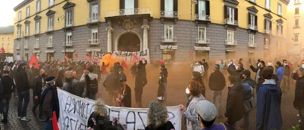 Italia: La Nápoles proletaria en lucha y revuelta contra el Gobierno Central y el Gobierno regional 1