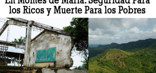 En Montes de María: Seguridad Para los Ricos y Muerte Para los Pobres 3