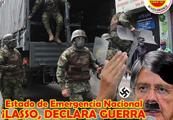 ECUADOR: LASSO, DECLARA GUERRA CONTRA EL PUEBLO (FDLP-EC)