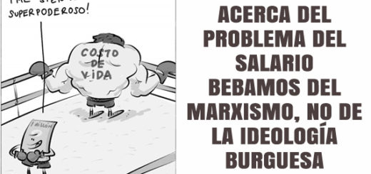 Acerca del problema del salario Bebamos del marxismo, no de la ideología burguesa
