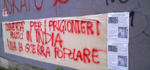 ITALIA - 1 de enero de 2021 - ¡el año nuevo debe ser el año de la liberación de los presos políticos en la India! - ¡empezar con la LIBERTAD de BK! ¡Abajo el régimen fascista de MODI! 2