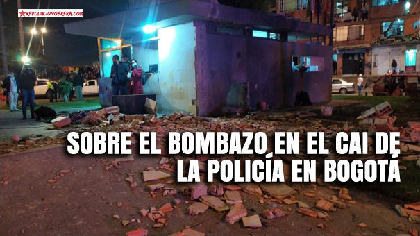 Sobre el bombazo en el CAI de la Policía en Bogotá