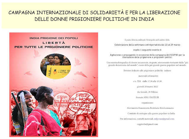 23th/29th March - International week of actions - Italy