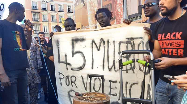 ¡Contra la masacre de migrantes en Melilla - imperialistas y gobiernos reaccionarios asesinos! 1