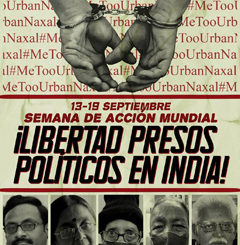Informe de las actividades en la semana de Acción Mundial por la Libertad de los Presos Políticos en la India