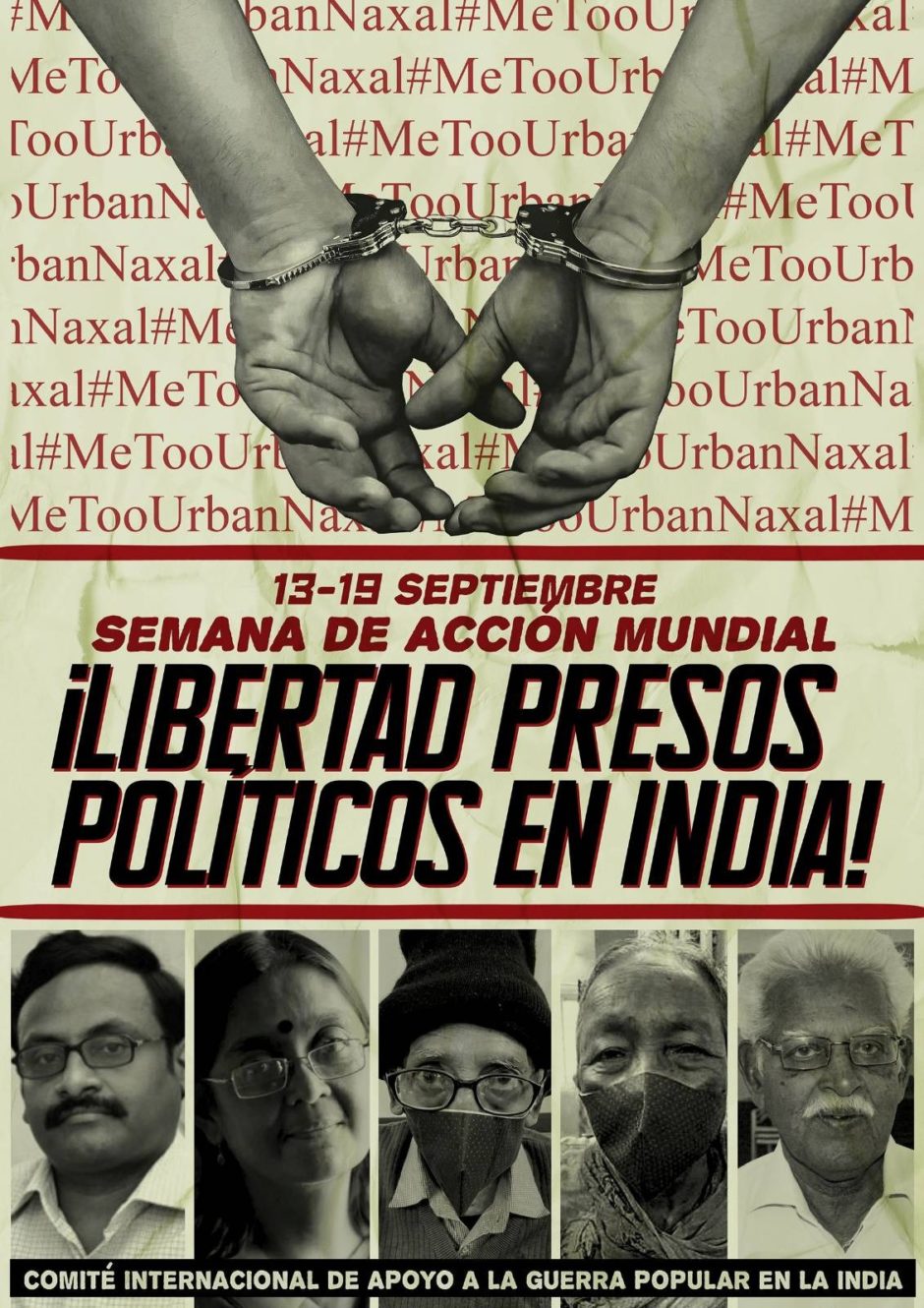 Semana de acción mundial por la libertad de los presos políticos en la India 1