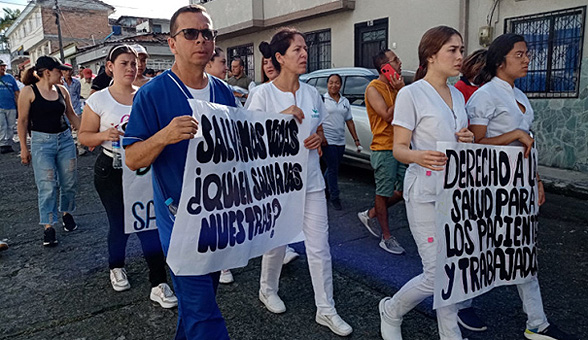 Solidaridad inmediata con los trabajadores del Hospital San Marcos 1