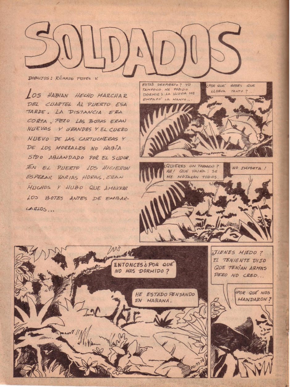 Huelga de la Bananeras: Comic "Soldados" 5