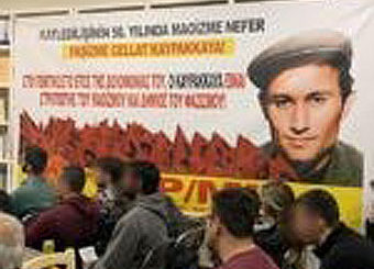 El evento conmemorativo del líder comunista Ibrahim Kaypakkaya se celebró en Atenas